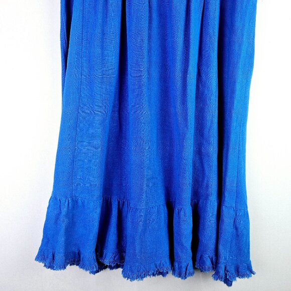 Umgee Red, White & Boujee Dress, Sleeveless, V-Neck, Sz M - Picture 6 of 12